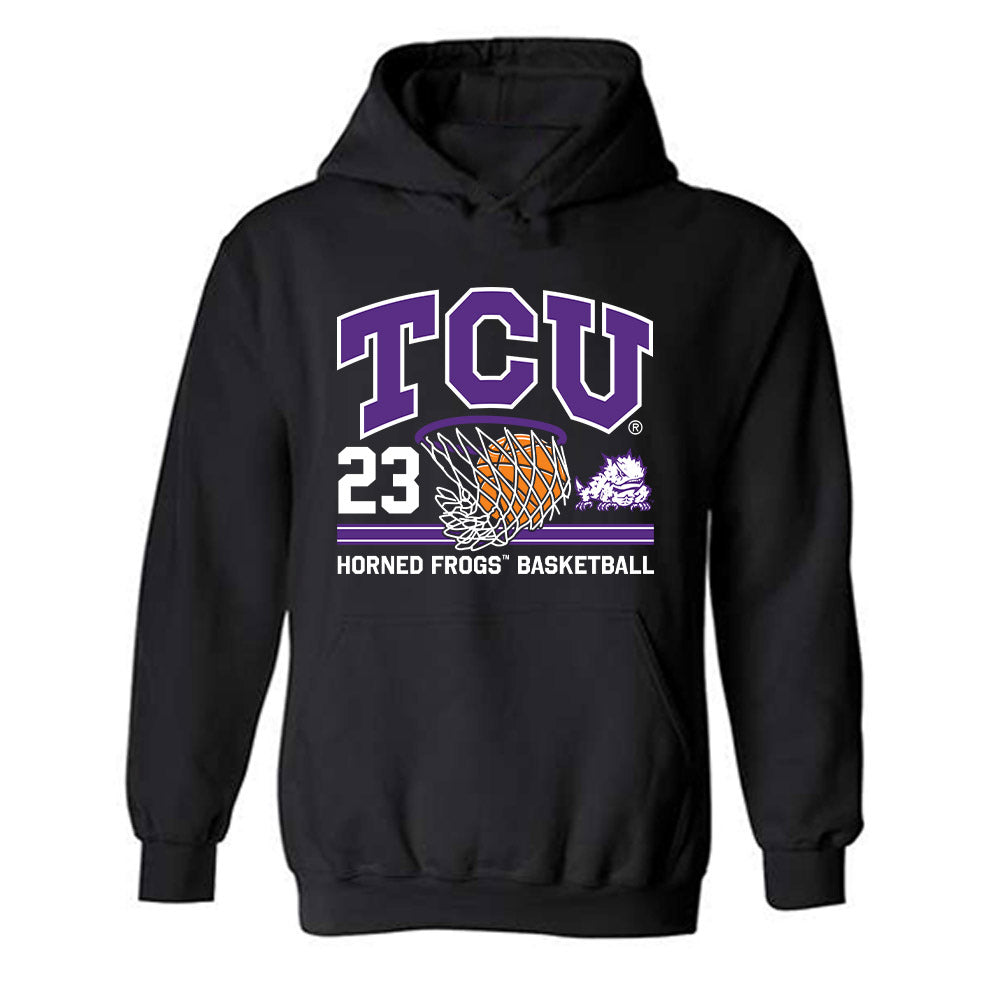TCU - NCAA Women's Basketball : Aaliyah Roberson - Hooded Sweatshirt Sports Shersey