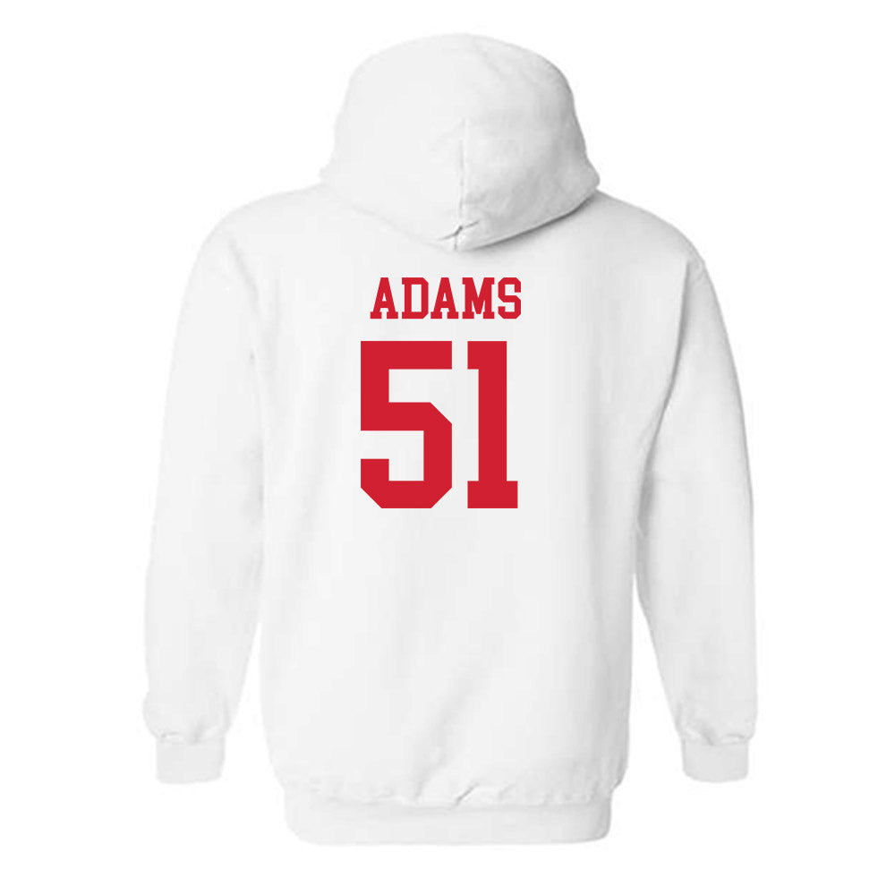 Fairfield - NCAA Men's Lacrosse : Eli Adams - Hooded Sweatshirt Classic Shersey