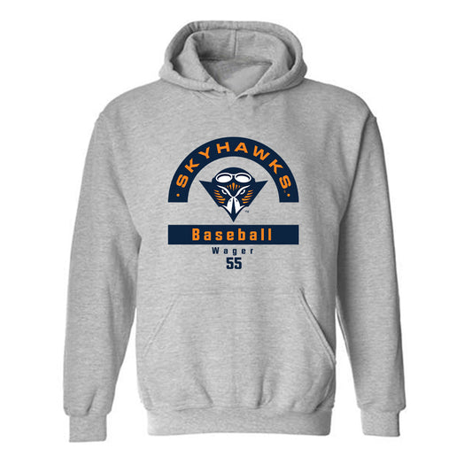 UT Martin - NCAA Baseball : Zach Wager - Hooded Sweatshirt Classic Fashion Shersey