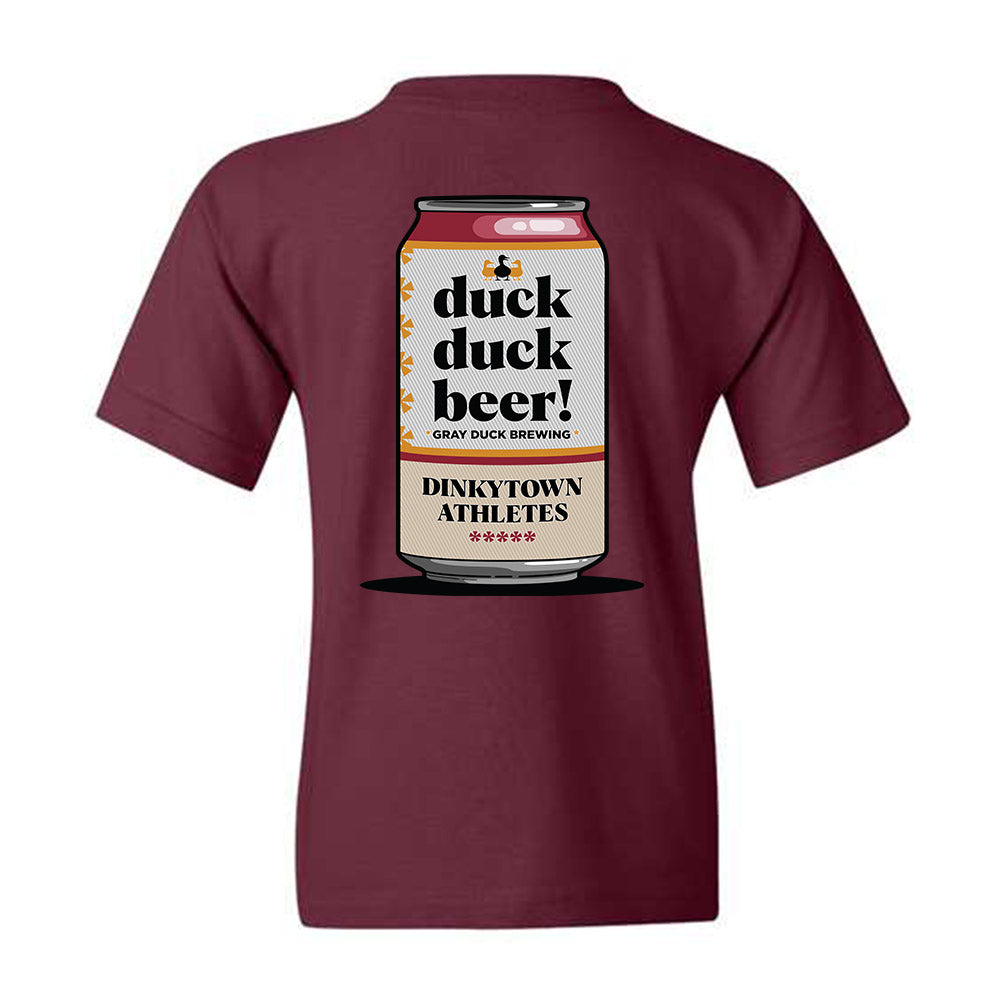 Dinkytown Athlete x Duck Duck : Maroon - Youth T-Shirt