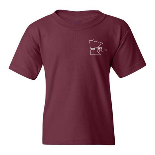 Dinkytown Athlete x Duck Duck : Maroon - Youth T-Shirt