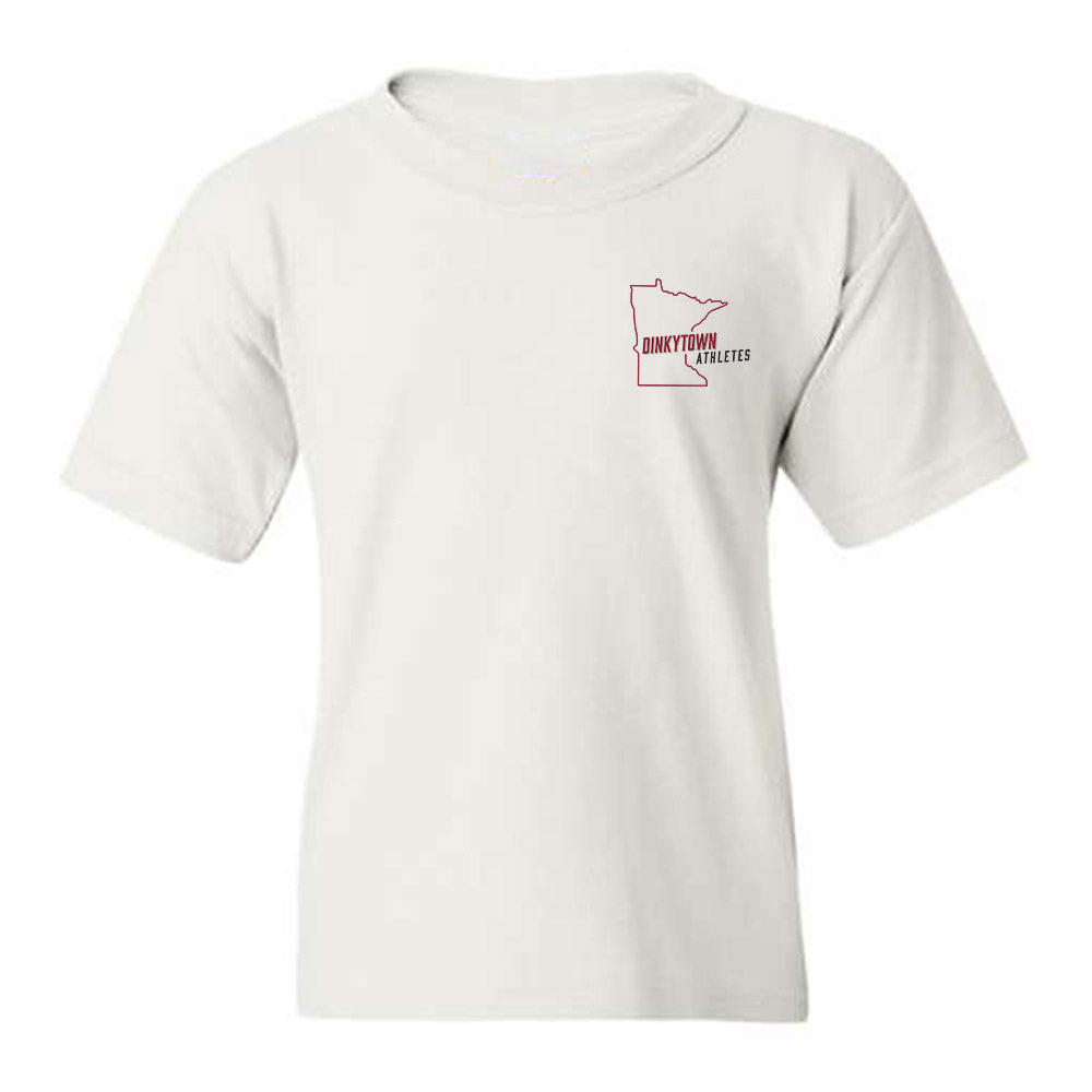 Dinkytown Athlete x Duck Duck: White - Youth T-Shirt