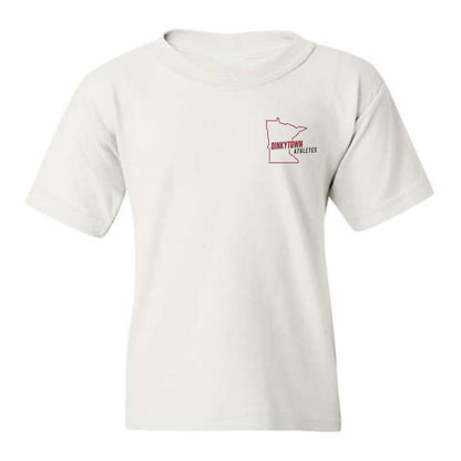Dinkytown Athlete x Duck Duck: White - Youth T-Shirt
