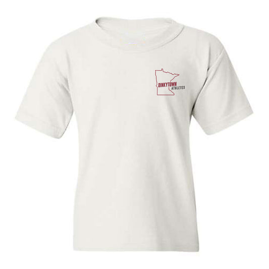 Dinkytown Athlete x Duck Duck: White - Youth T-Shirt