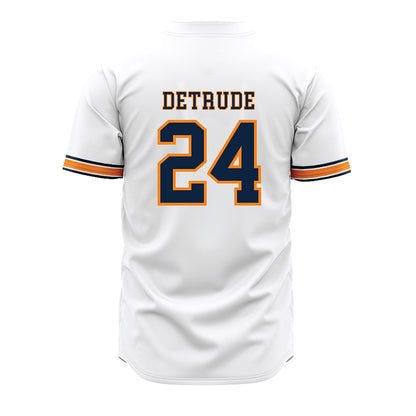 UT Martin - NCAA Baseball : Bennett DeTrude - Baseball Jersey White