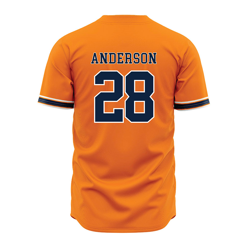 UT Martin - NCAA Baseball : Garner Anderson - Baseball Jersey Orange