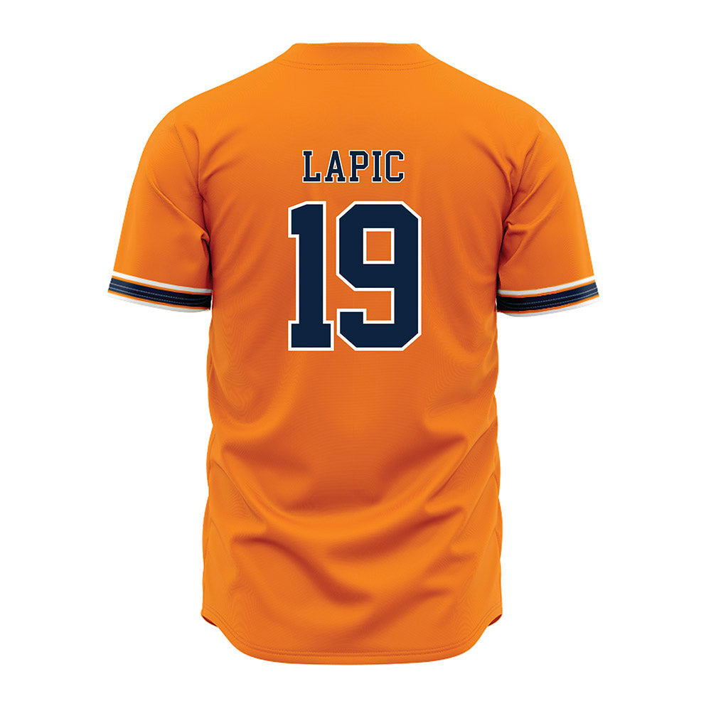 UT Martin - NCAA Baseball : Dylan Lapic - Baseball Jersey Orange