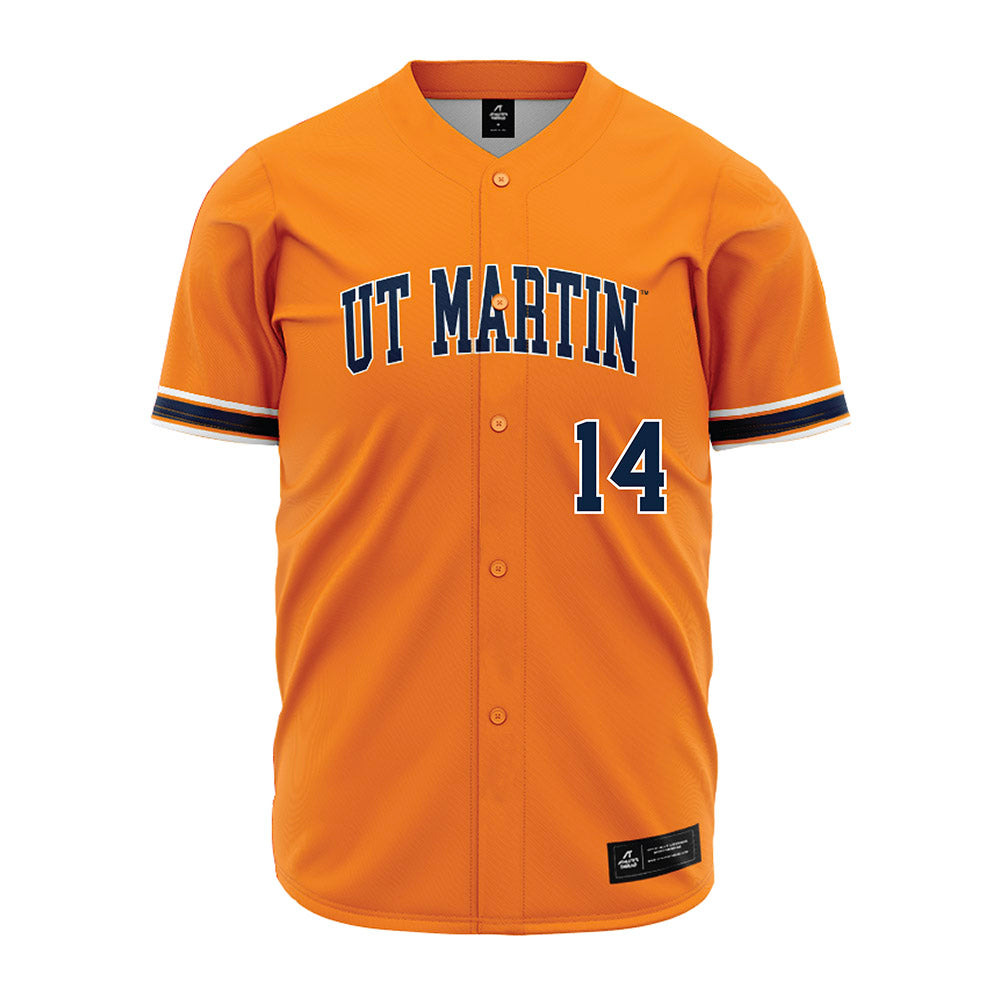 UT Martin - NCAA Baseball : Tucker Reed - Baseball Jersey Orange