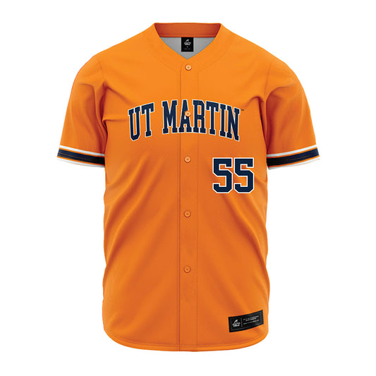 UT Martin - NCAA Baseball : Zach Wager - Baseball Jersey Orange Baseball Jersey