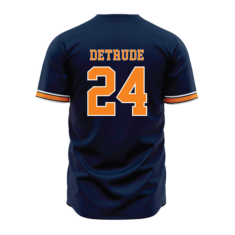 UT Martin - NCAA Baseball : Bennett DeTrude - Baseball Jersey Blue