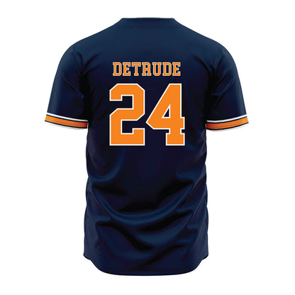 UT Martin - NCAA Baseball : Bennett DeTrude - Baseball Jersey Blue