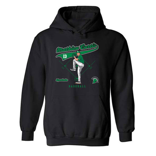 USC Upstate - NCAA Baseball : Mathieu Curtis - Hooded Sweatshirt Individual Caricature