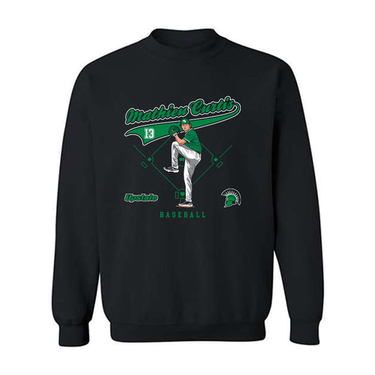 USC Upstate - NCAA Baseball : Mathieu Curtis - Crewneck Sweatshirt Individual Caricature