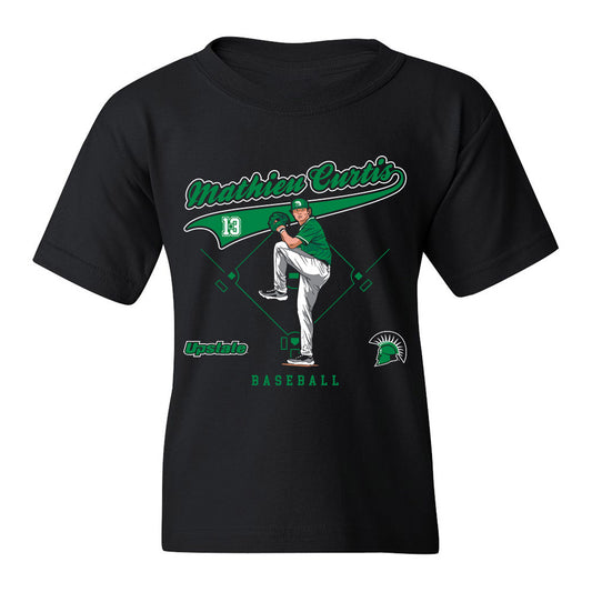 USC Upstate - NCAA Baseball : Mathieu Curtis - Youth T-Shirt Individual Caricature