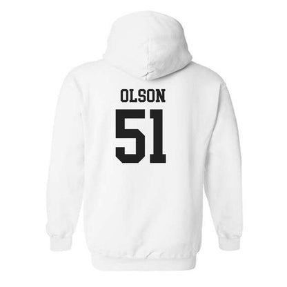PLU - NCAA Baseball : Charlie Olson - Hooded Sweatshirt Classic Shersey
