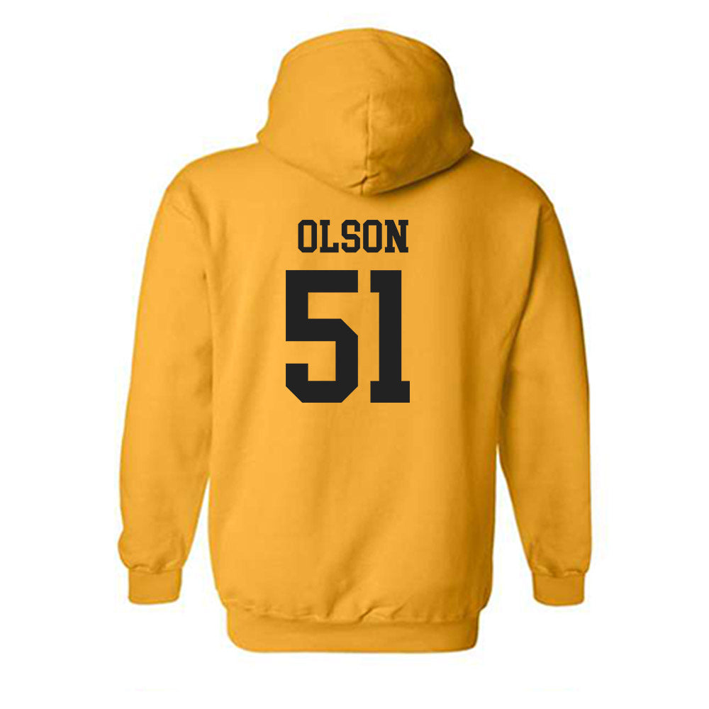 PLU - NCAA Baseball : Charlie Olson - Hooded Sweatshirt Classic Shersey