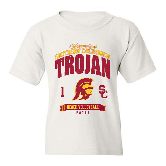 USC - NCAA Beach Volleyball : Ashley Pater - Youth T-Shirt Classic Fashion Shersey