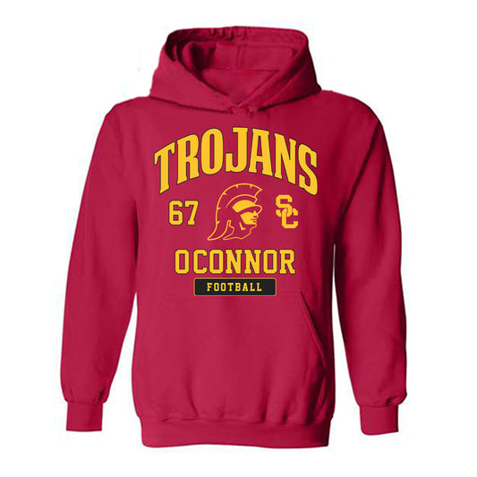 USC - NCAA Football : Kilian O'Connor - Hooded Sweatshirt Classic Fashion Shersey