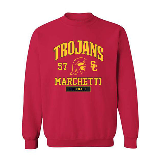 USC - NCAA Football : Roman Marchetti - Crewneck Sweatshirt Classic Fashion Shersey