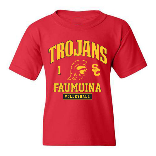 USC - NCAA Women's Volleyball : Adonia Faumuina - Youth T-Shirt Classic Fashion Shersey