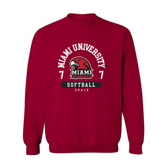 Miami of Ohio - Softball Alumni : Karli Spaid - Crewneck Sweatshirt Classic Fashion Shersey