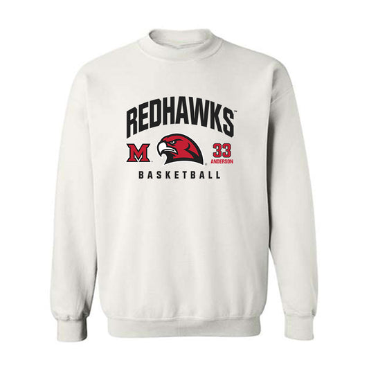 Miami of Ohio - NCAA Men's Basketball : Blake Anderson - Crewneck Sweatshirt Classic Fashion Shersey