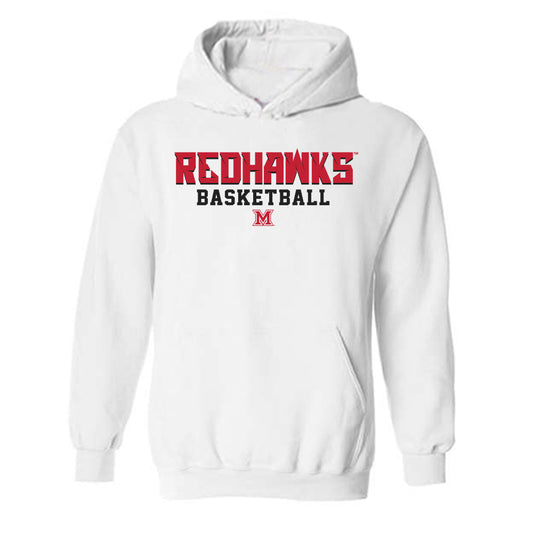 Miami of Ohio - NCAA Men's Basketball : Eian Elmer - Hooded Sweatshirt Classic Shersey
