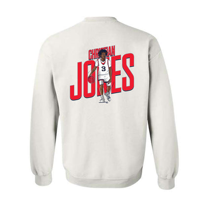 Hillcrest Prep - Basketball : Christian Jones - Crewneck Sweatshirt Classic Shersey