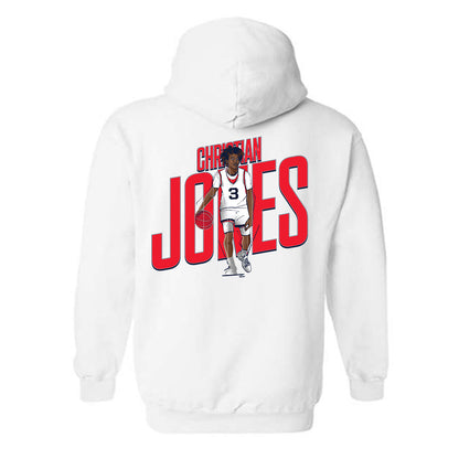Hillcrest Prep - Basketball : Christian Jones - Hooded Sweatshirt Classic Shersey