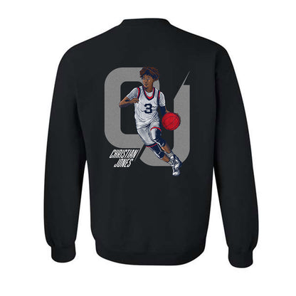 Hillcrest Prep - Basketball : Christian Jones - Crewneck Sweatshirt Classic Shersey