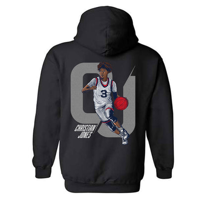 Hillcrest Prep - Basketball : Christian Jones - Hooded Sweatshirt Classic Shersey