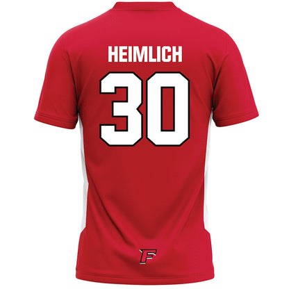 Fairfield - NCAA Men's Lacrosse : Lars Heimlich - Lacrosse Jersey Red