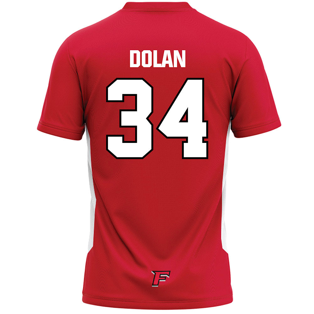 Fairfield - NCAA Men's Lacrosse : Kevin Dolan - Lacrosse Jersey Red