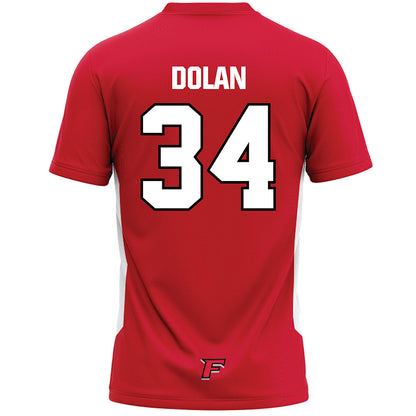 Fairfield - NCAA Men's Lacrosse : Kevin Dolan - Lacrosse Jersey Red