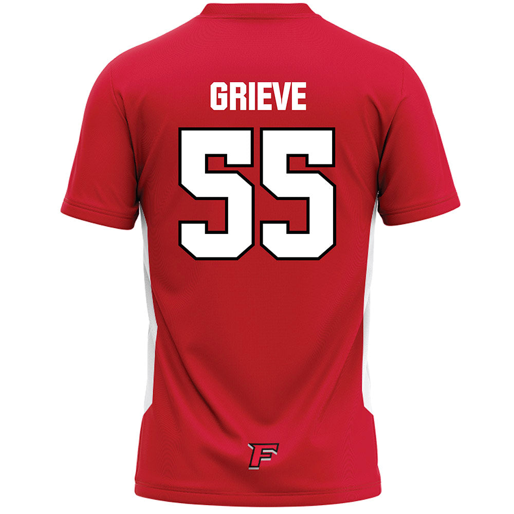 Fairfield - NCAA Men's Lacrosse : Jimmy Grieve - Lacrosse Jersey Red