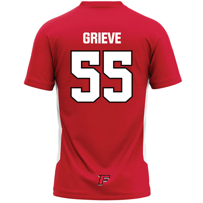 Fairfield - NCAA Men's Lacrosse : Jimmy Grieve - Lacrosse Jersey Red