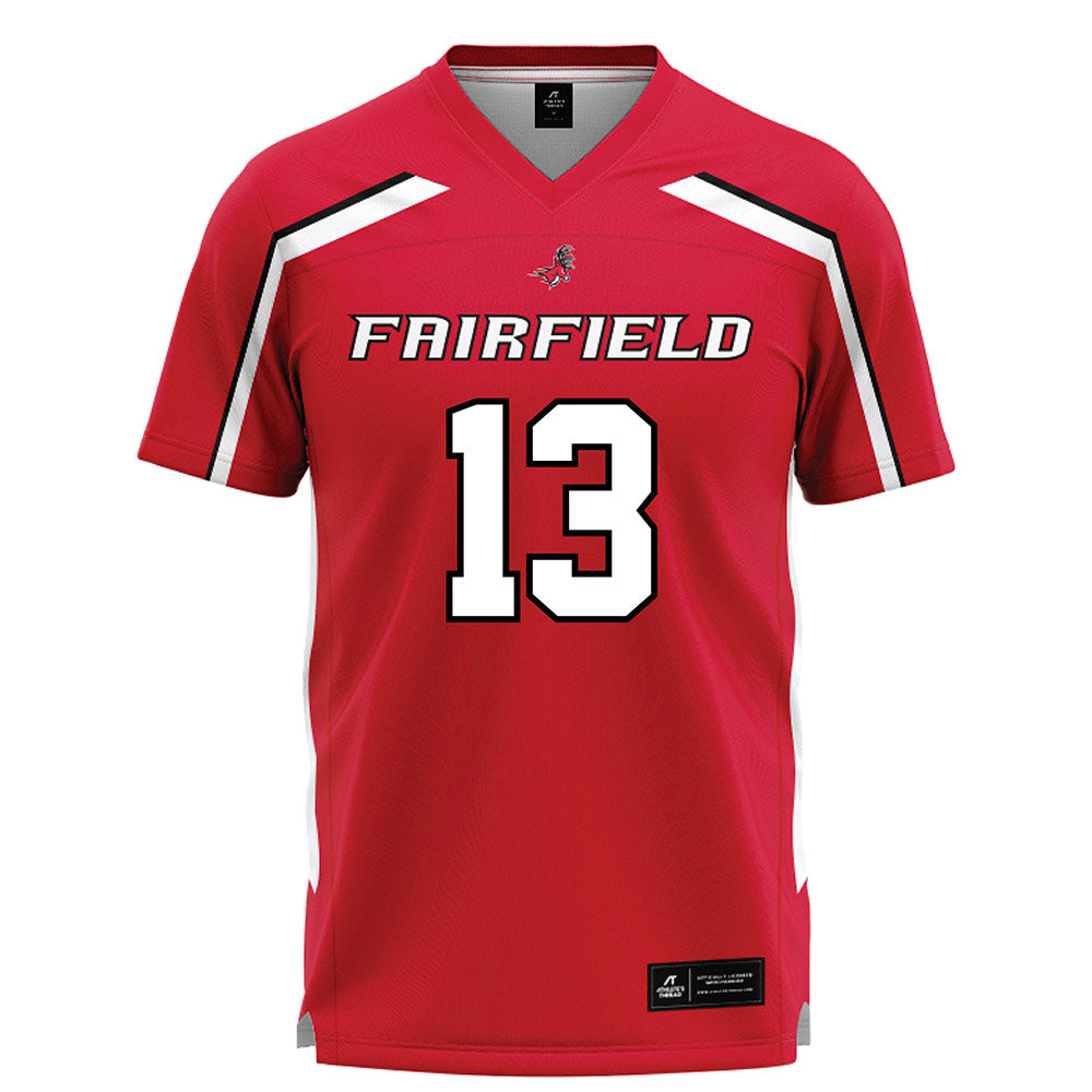 Fairfield - NCAA Men's Lacrosse : Jake Gilbert - Lacrosse Jersey Red