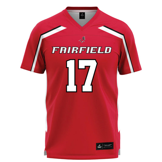 Fairfield - NCAA Men's Lacrosse : Nate Livingston - Lacrosse Jersey Red