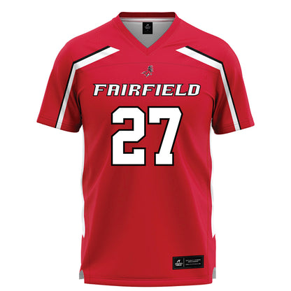 Fairfield - NCAA Men's Lacrosse : Julian Radossich - Lacrosse Jersey Red