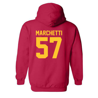 USC - NCAA Football : Roman Marchetti - Hooded Sweatshirt Classic Shersey