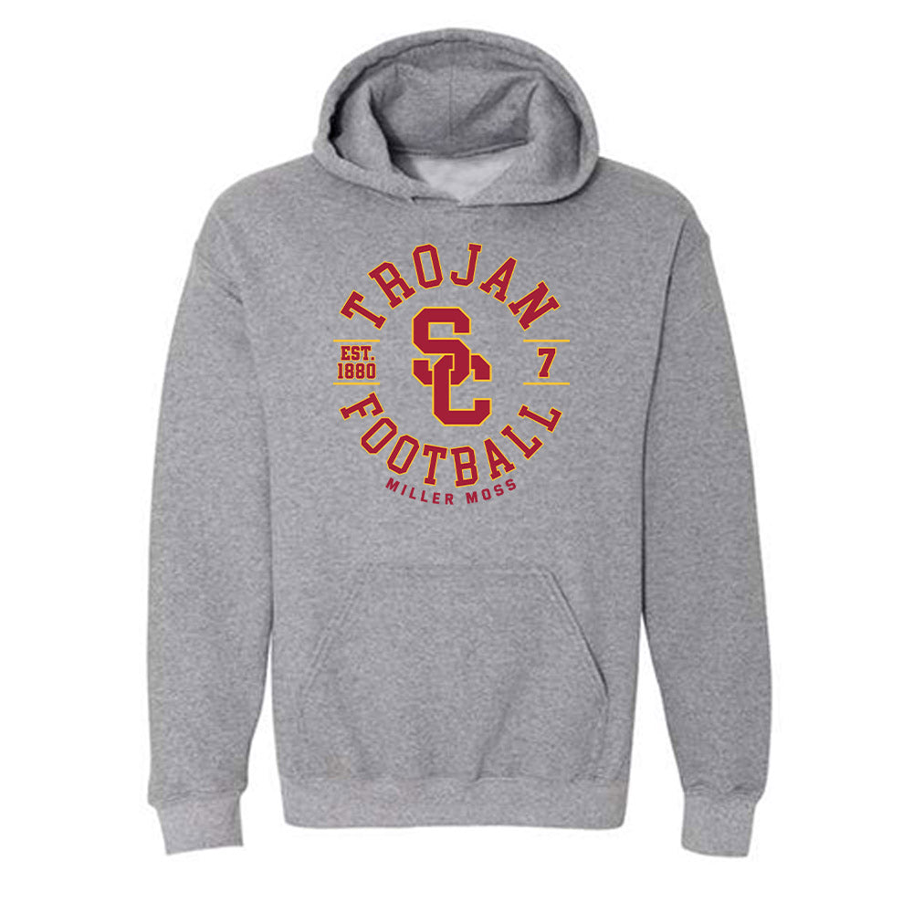USC - NCAA Football : Miller Moss - Hooded Sweatshirt Classic Fashion Shersey