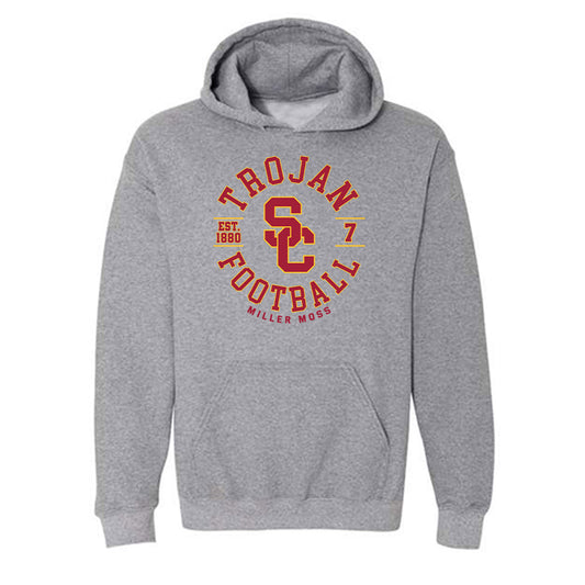 USC - NCAA Football : Miller Moss - Hooded Sweatshirt Classic Fashion Shersey