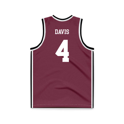 Fordham - NCAA Women's Basketball : Taya Davis - Basketball Jersey Maroon