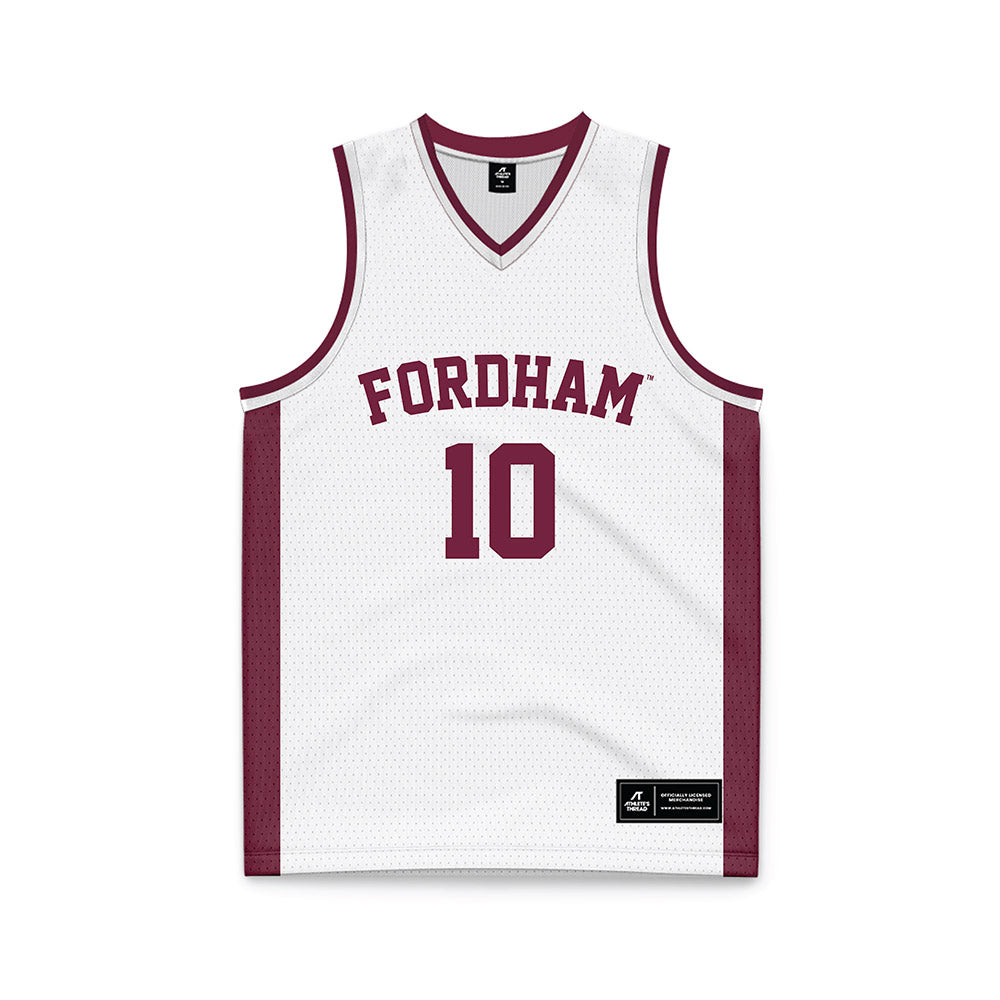 Fordham - NCAA Women's Basketball : Rose Nelson - Basketball Jersey White
