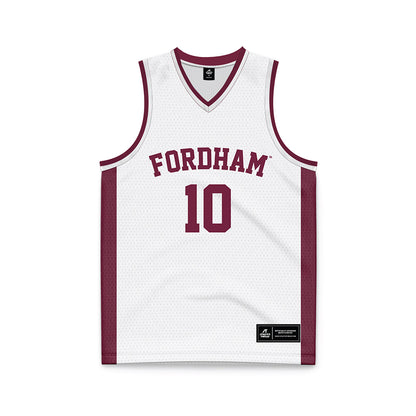 Fordham - NCAA Women's Basketball : Rose Nelson - Basketball Jersey White