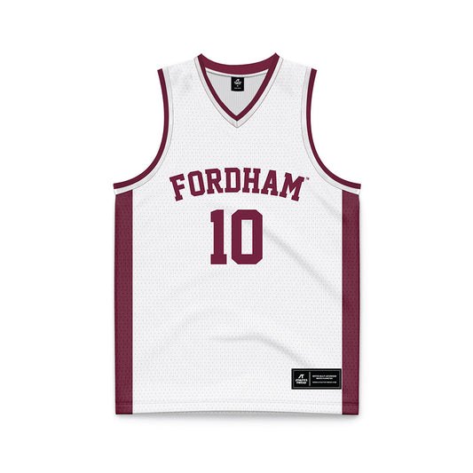 Fordham - NCAA Women's Basketball : Rose Nelson - Basketball Jersey White