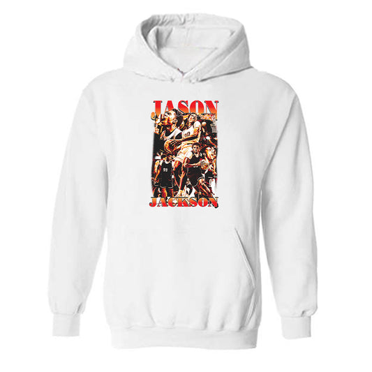 Jason Jackson - White Individual Caricature Hooded Sweatshirt