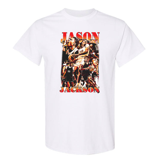Jason Jackson - White Individual Caricature T-shirt