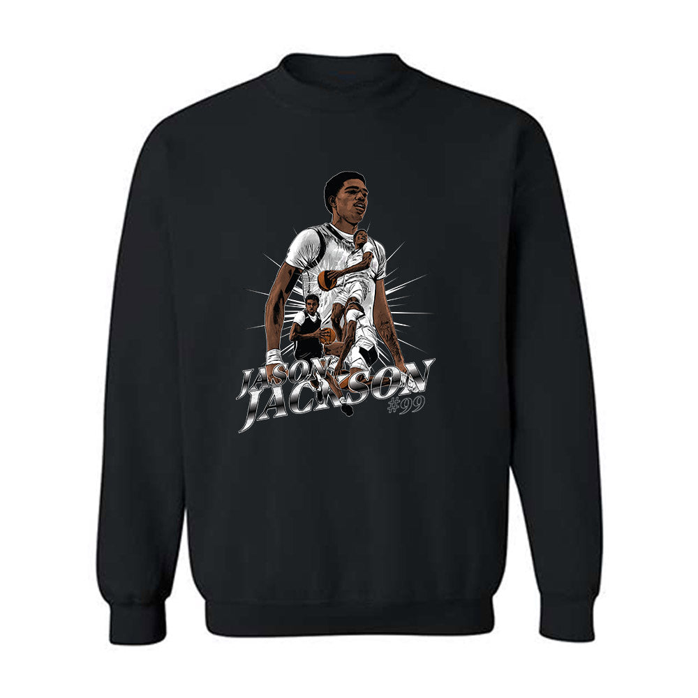 Jason Jackson - Black Individual Caricature Crewneck Sweatshirt