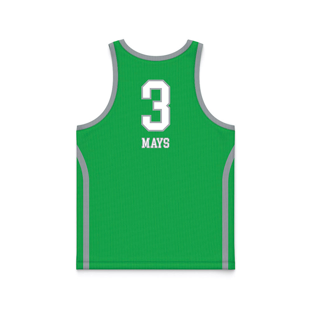 Marshall - NCAA Women's Basketball : Cairah Mays - Green Basketball Jersey